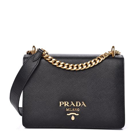 prada saffiano crossbody black.